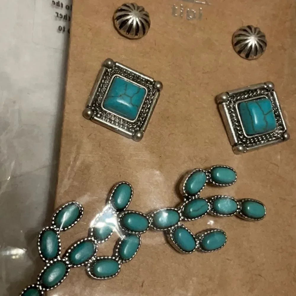 NWT western earrings set.